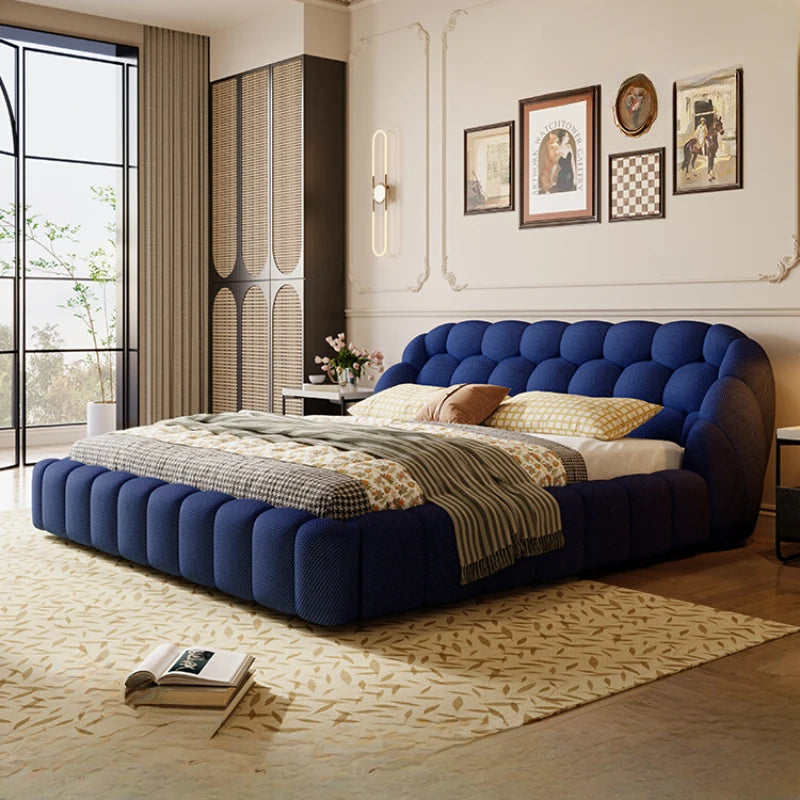 Blue Bubble Bed Base