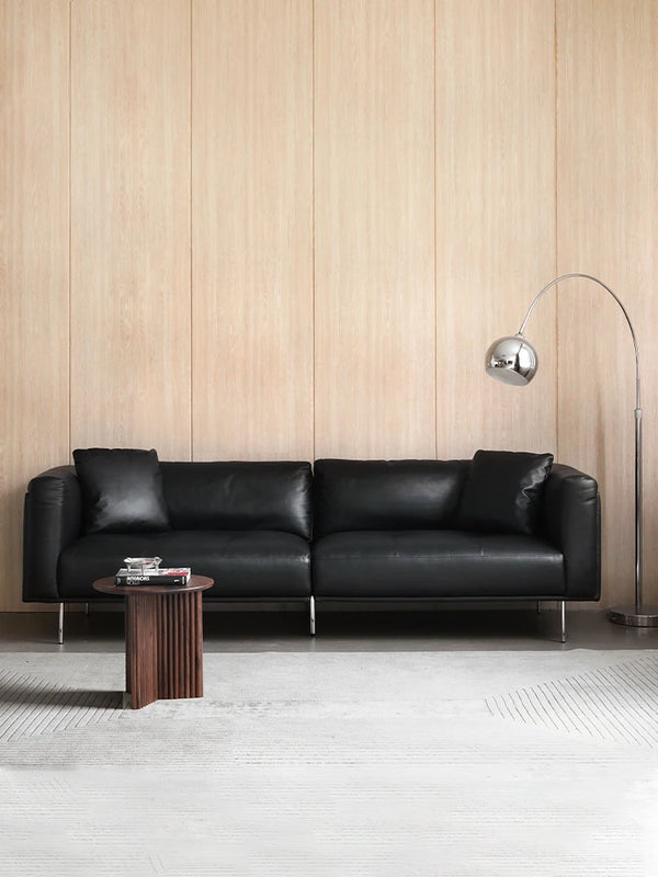 Modern Italian leather sofa