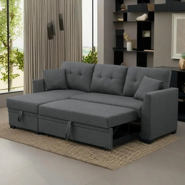 Convertible Sectional Sofa with Storage