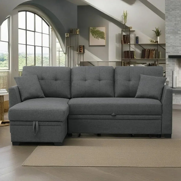 Convertible Sectional Sofa with Storage